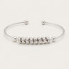 Spiral Diamond Bangle