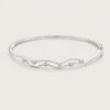 Curl Vine Diamond Bangle