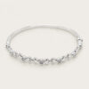 Heart Motifs Diamond Bangle