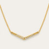 Pave Diamonds V Necklace