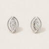 Abstract Diamond Earrings