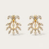 14K Yellow Gold Diamond Earring