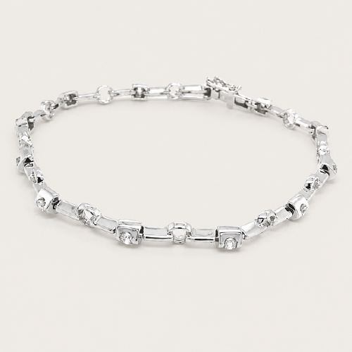 18K White Gold Diamond Bracelet