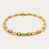 Yellow Gold Patterned Bracelet