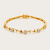 Floral Vine Diamond Bracelet