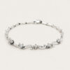 Swirl & Hook Diamond Bracelet