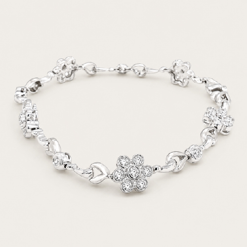 18K White Gold Diamond Bracelet