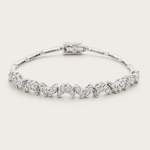 Butterfly Motif Diamond Bracelet