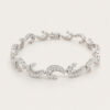 Curl Hook Diamond Bracelet