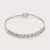 Triangular Patterned Diamond Bracelet
