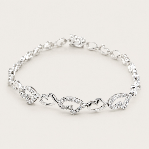 18K White Gold Diamond Bracelet