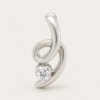 Cursive Solitaire Pendant