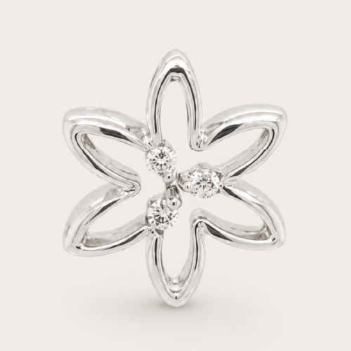 Floral & Diamonds Pendant