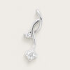 Intertwined Diamond Pendant