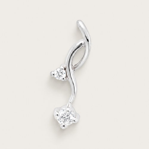 Intertwined Diamond Pendant