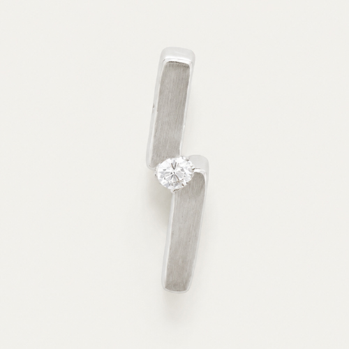 Two Bar Solitaire Pendant