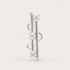 Abstract Bar Diamond Pendant