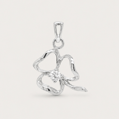 Clover Leaf Diamond Pendant