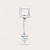 Square Patterned Drop Pendant