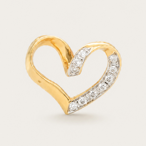 Yellow Gold Heart Pendant