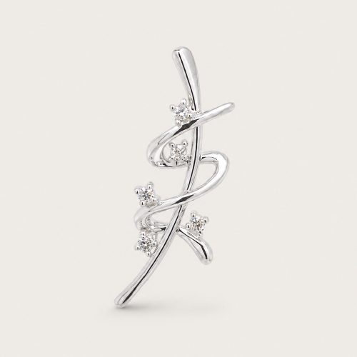 Vine Diamond Pendant