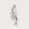 Intertwined Hearts Diamond Pendant