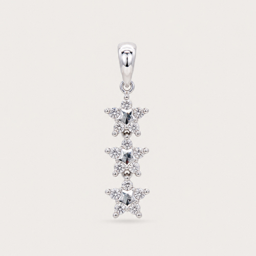 Dangling Star Diamond Pendant