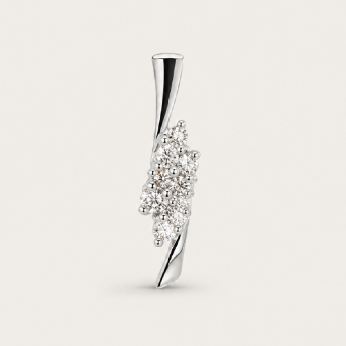 Floral Burst Diamond Pendant