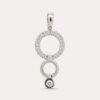 Triple Circular Solitaire Pendant