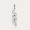 Swirl Pave Diamonds Pendant