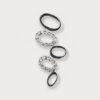 Pave Oval White Gold Diamond Pendant