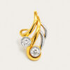 Two Tone Diamond Pendant