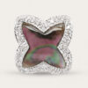 18K White Gold Diamond Pendant