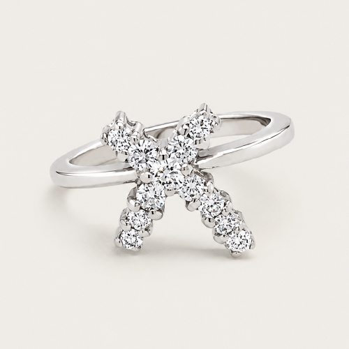 18K White Gold Diamond Ring
