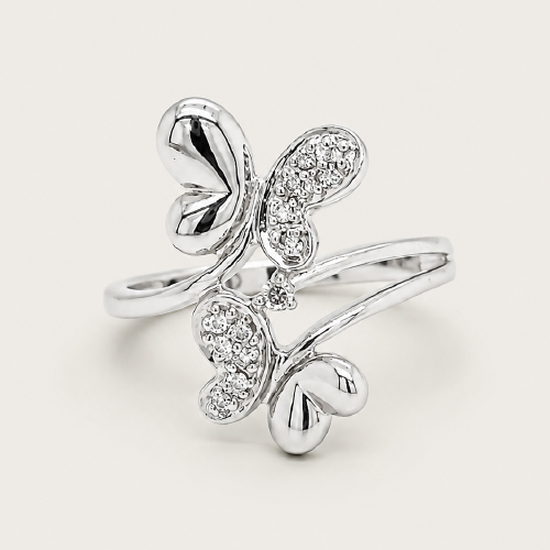 Butterfly Wrap Diamond Ring