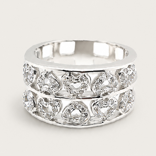 18K White Gold Diamond Ring