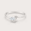 18K White Gold Diamond Ring