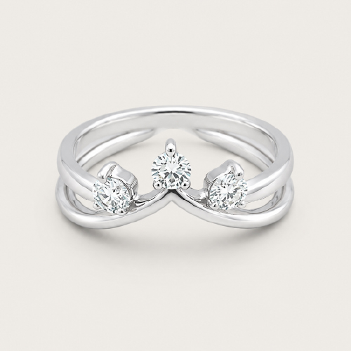 18K White Gold Diamond Ring