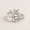 Floral Vine Diamond Ring