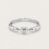 Banded Heart Ring