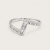 Zig Zag Diamond Ring