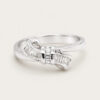 18K White Gold Diamond Ring