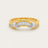 Curl Pave Diamond Ring