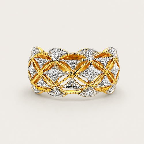 Patterned Filigree Ring