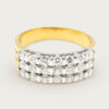 18K Yellow Gold Diamond Ring