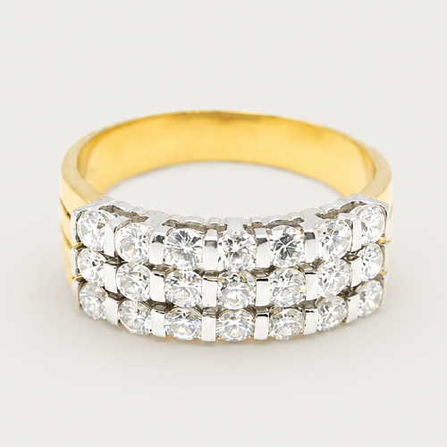 18K Yellow Gold Diamond Ring
