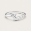 18K White Gold Diamond Ring