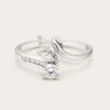 18K White Gold Diamond Ring