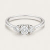 18K White Gold Diamond Ring