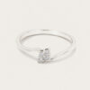 18K White Gold Diamond Ring